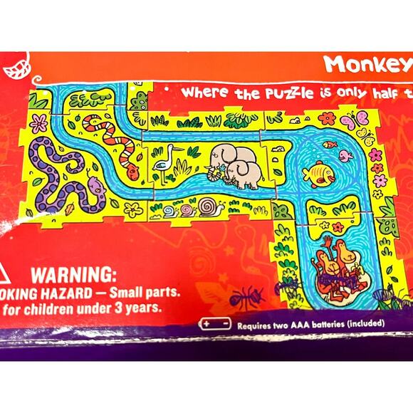 Cranium Talk ‘n Tracks Monkey Safari Puzzle Game tested works complete - Picture 6 of 8